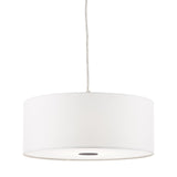 Dar Isla Easy Fit Pendant Ivory and Black Shade 40cm
