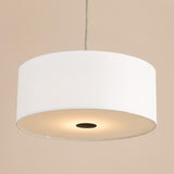 Dar Isla Easy Fit Pendant Ivory and Black Shade 40cm