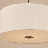 Dar Isla Easy Fit Pendant Ecru and Bronze Shade 40cm