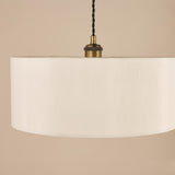Dar Isla Easy Fit Pendant Ecru and Bronze Shade 40cm