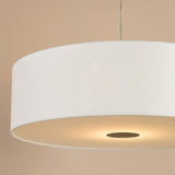 Dar Isla Easy Fit Pendant Ivory and Black Shade 60cm