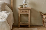 Nkuku Ibo Reclaimed Wood Bedside Table