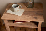 Nkuku Iya Reclaimed Wood Bedside Table Natural
