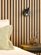 Dar Itala Single Spotlight Matt Black LED