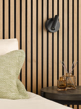 Dar Itala Single Spotlight Matt Black LED