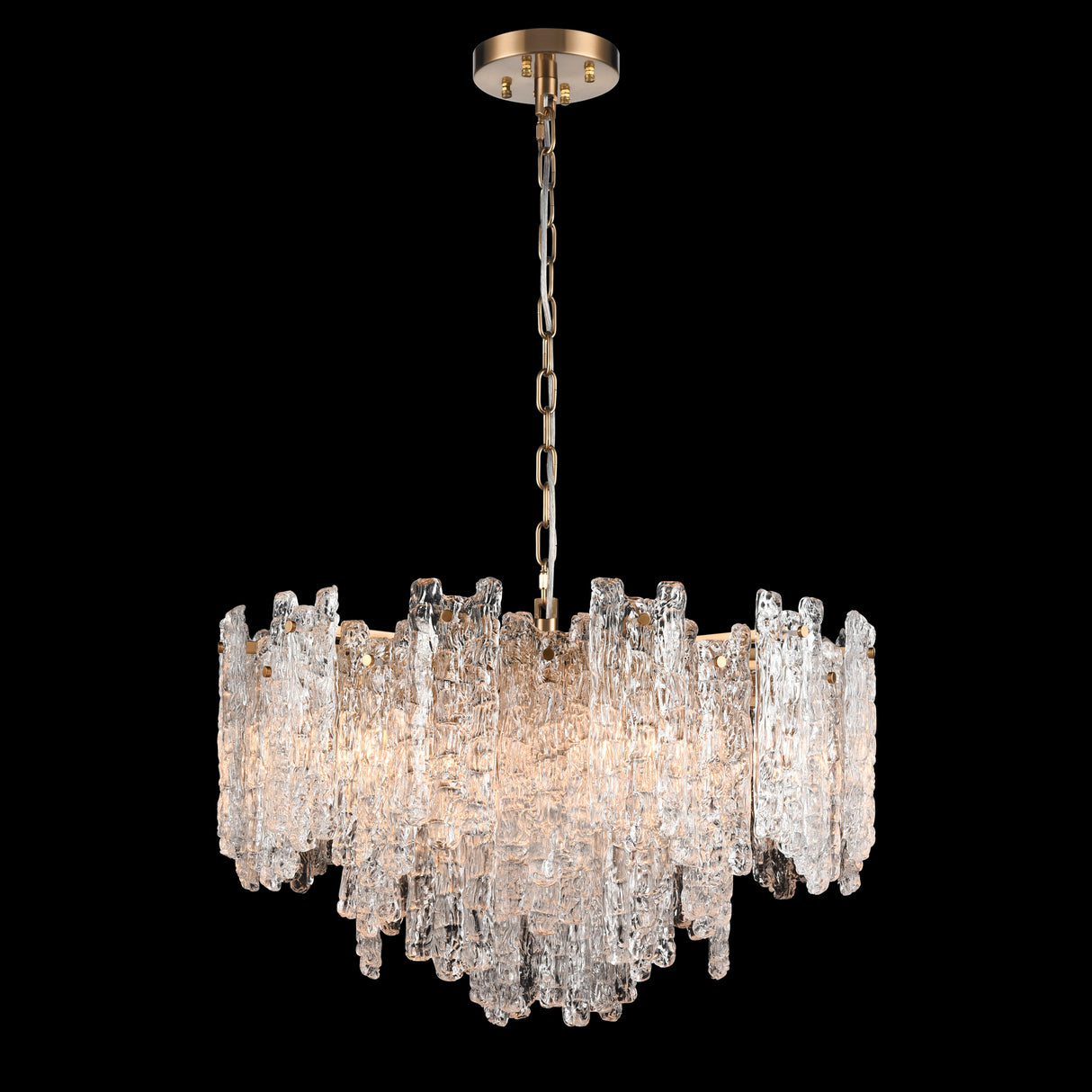 Franklite Icicle 10 Light Pendant Chandelier