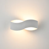Franklite Infinity Matt White LED Wall Light