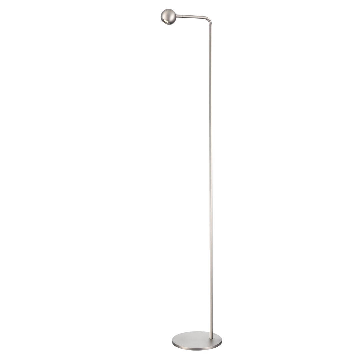 Franklite Iris LED Floor Lamp Satin Nickel