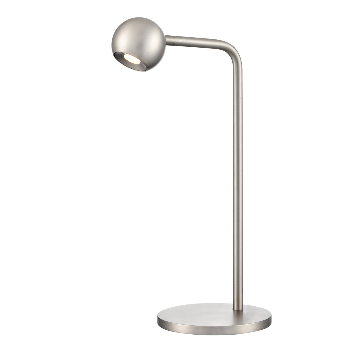 Franklite Iris LED Table Lamp Satin Nickel