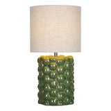 Dar Jayden Table Lamp Green Reactive Glaze With Shade –  from Amos Lighting + Home