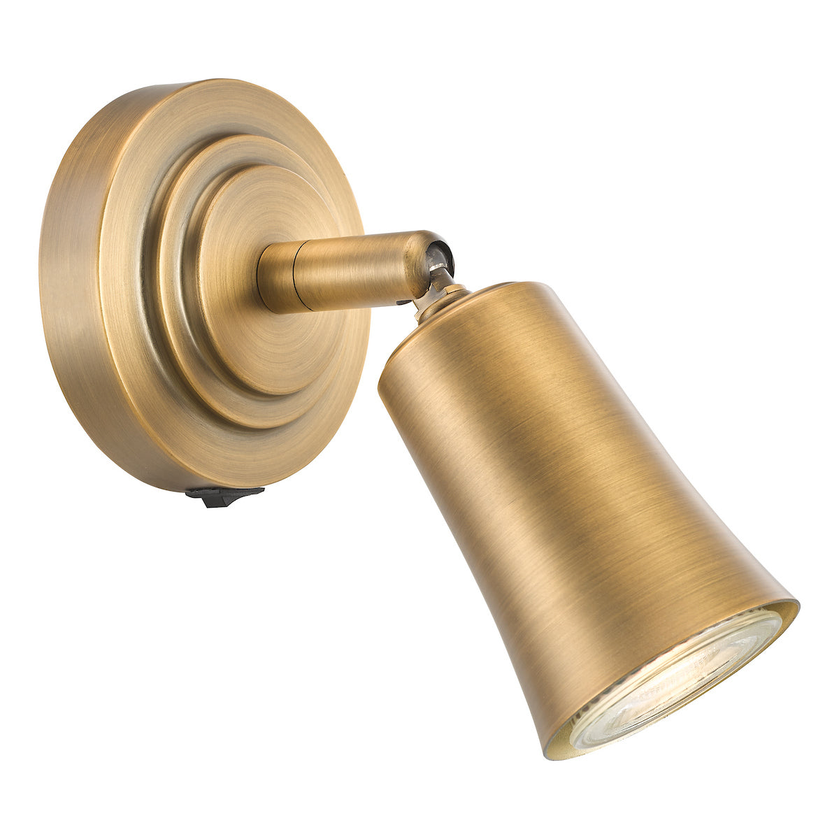 Dar Jedrek Single Spotlight Aged Brass