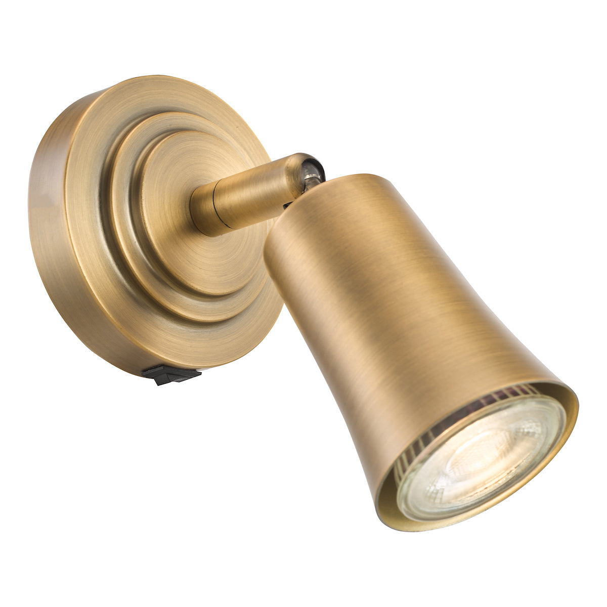 Dar Jedrek Single Spotlight Aged Brass