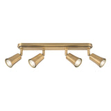 Dar Jedrek 4 Light Bar Spotlight Aged Brass