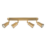 Dar Jedrek 4 Light Bar Spotlight Aged Brass