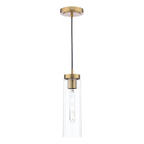 Dar Jodelle Pendant Polished Bronze and Glass –  from Amos Lighting + Home