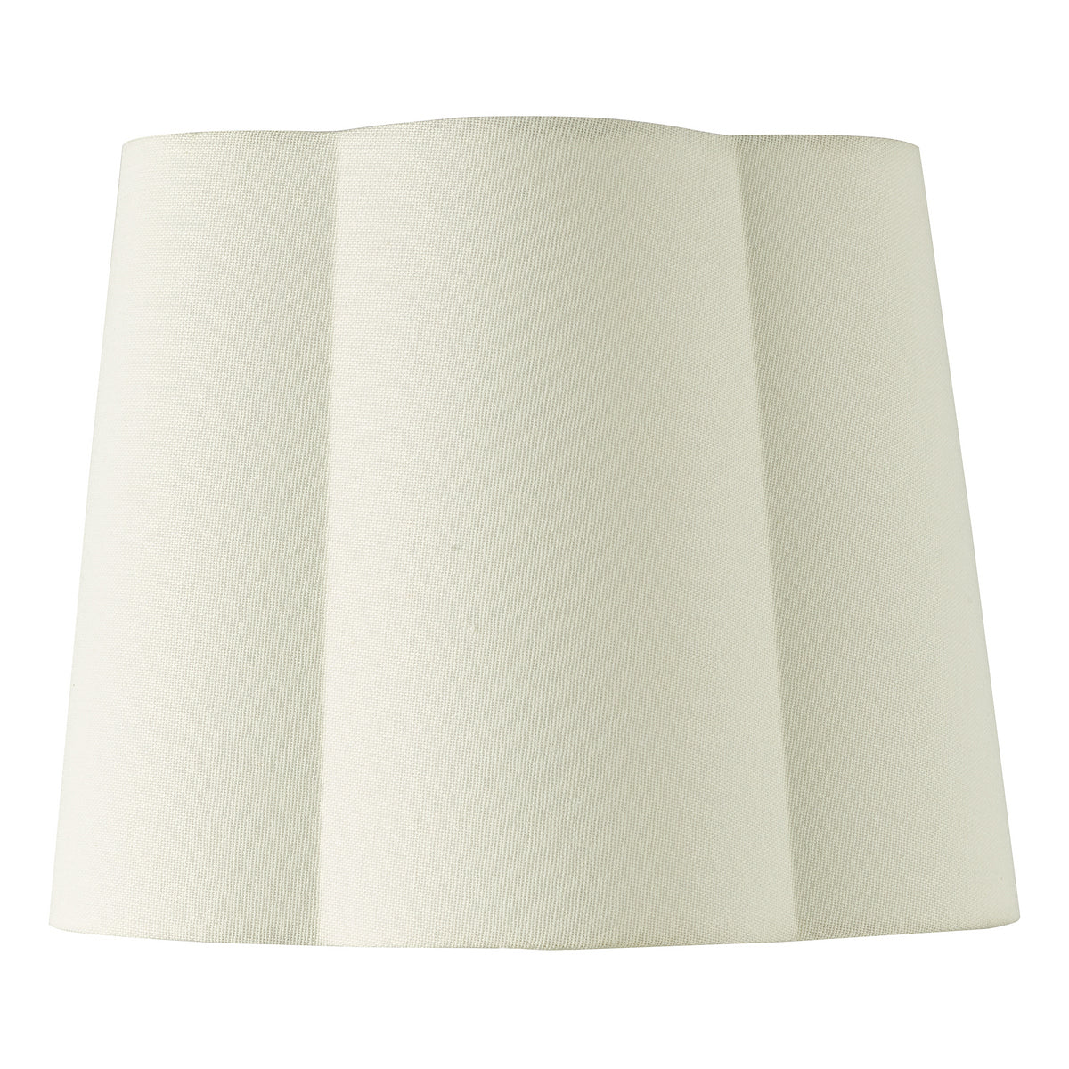 Dar Jordana Ivory Cotton Tapered Drum Shade