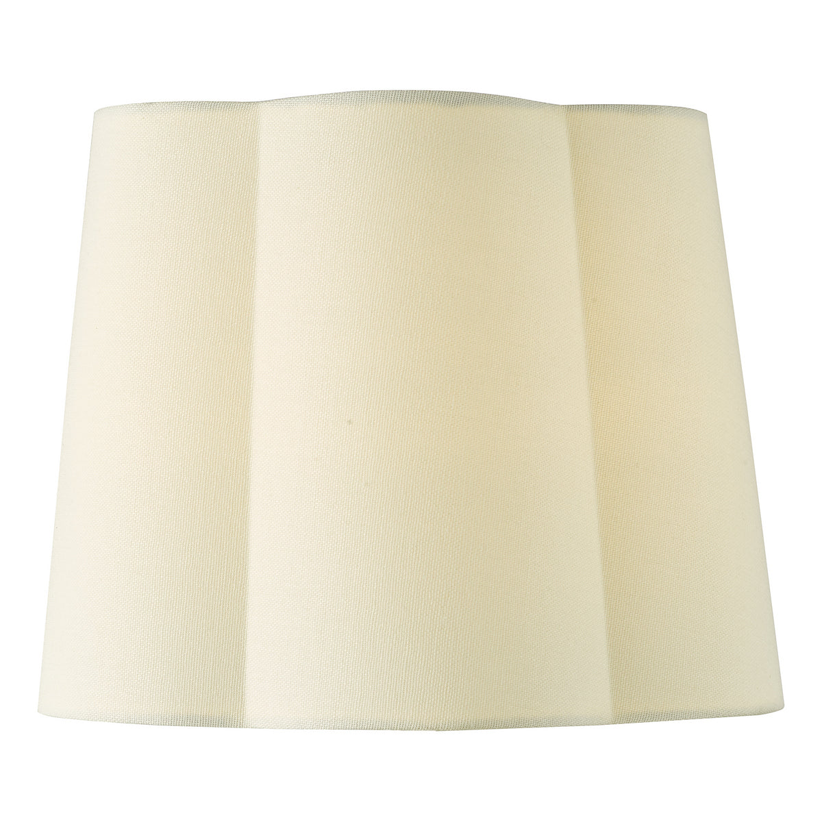 Dar Jordana Ivory Cotton Tapered Drum Shade