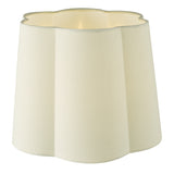 Dar Jordana Ivory Cotton Tapered Drum Shade
