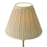 Dar Judy Table Lamp Satin Gold With Shade