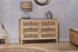 Nkuku Kanz Mango Wood Chest Of Drawers Natural