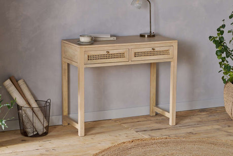 Nkuku Kanz Mango Wood Writing Desk Natural