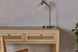 Nkuku Kanz Mango Wood Writing Desk Natural