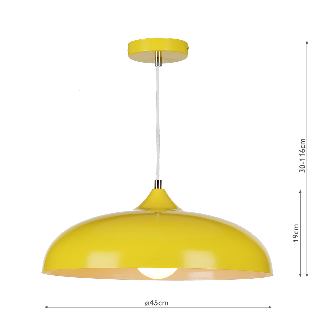 Dar Kaelan Pendant Yellow –  from Amos Lighting + Home