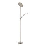 Dar Kamika Mother & Child Floor Lamp Satin Chrome LED