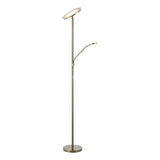 Dar Kamika Mother & Child Floor Lamp Antique Brass LED