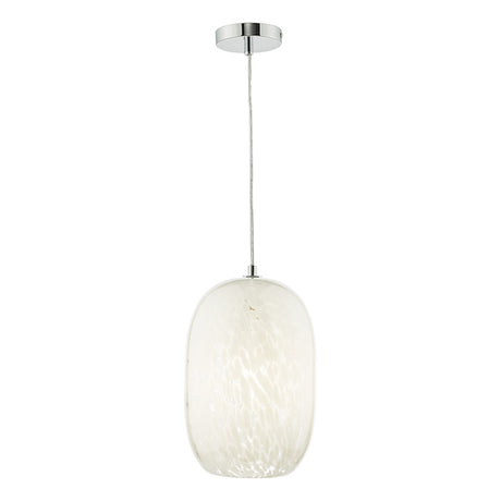 Dar Kari Confetti White Glass Pendant –  from Amos Lighting + Home