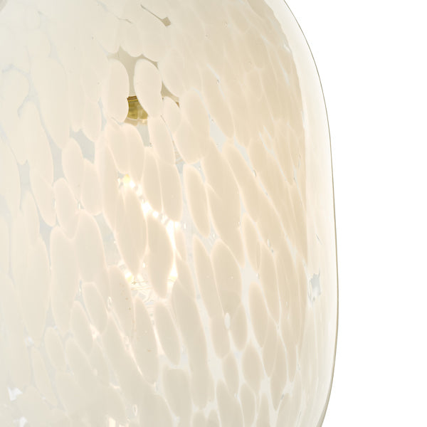 Dar Kari Confetti White Glass Pendant –  from Amos Lighting + Home