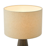 Dar Kaulana Table Lamp Brown With Shade