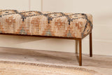 Nkuku Kesu Kilim & Iron Bench