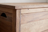 Nkuku Karadi Reclaimed Wood Storage Bench Natural