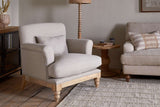 Nkuku Kashi Linen Armchair Natural