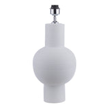 Dar Kiara Table Lamp White Ceramic Base Only –  from Amos Lighting + Home