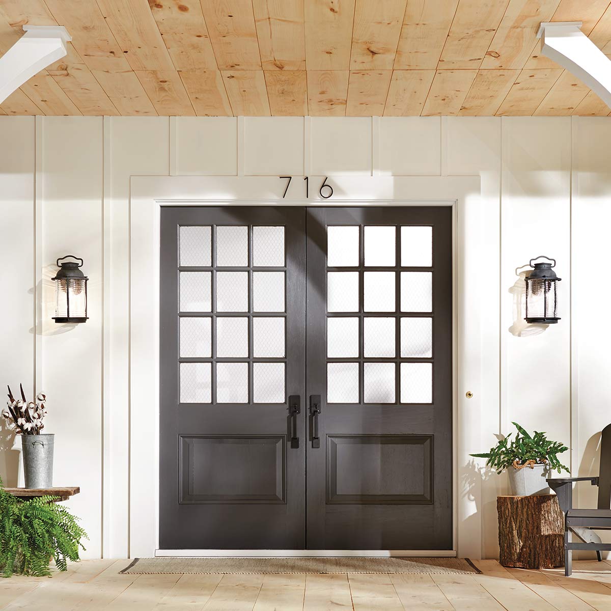 Kichler Ashland Bay 1 Light Large Wall Lantern Grey