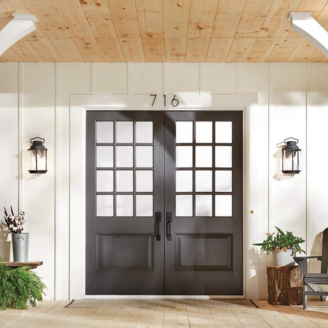 Kichler Ashland Bay 1 Light Large Wall Lantern Grey