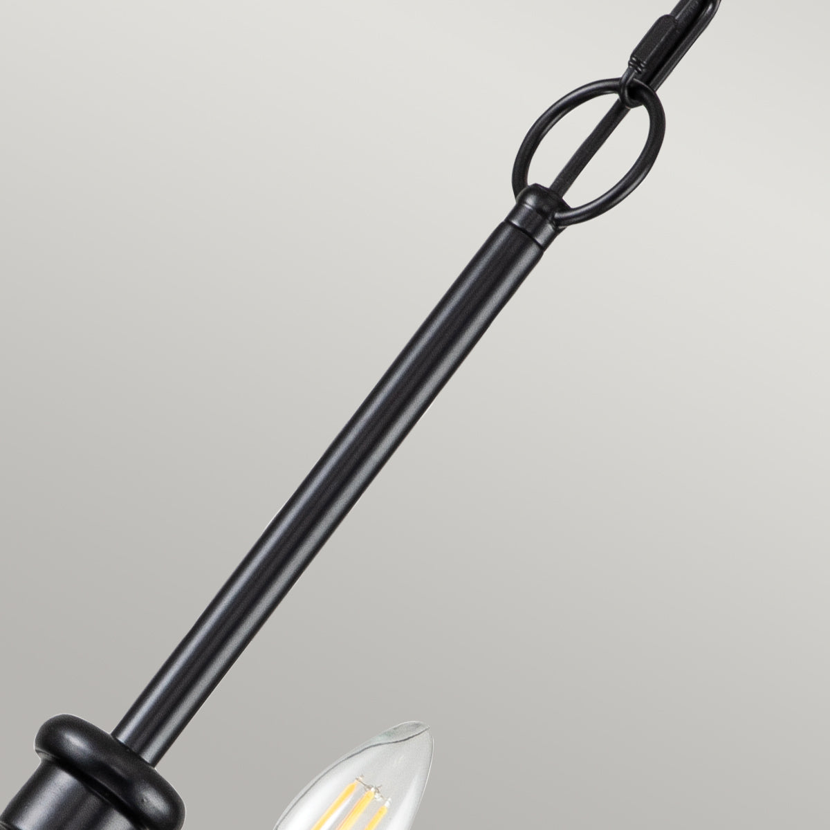 Kichler Capitol Hill 12lt Chandelier Black