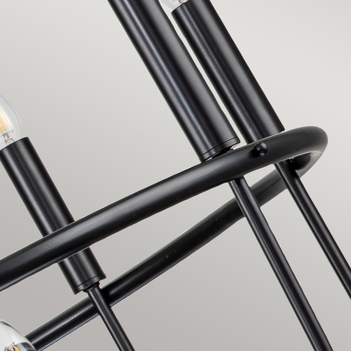 Kichler Capitol Hill 12lt Chandelier Black