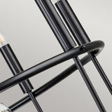 Kichler Capitol Hill 12lt Chandelier Black