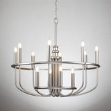 Kichler Capitol Hill 12lt Chandelier Silver