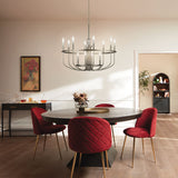 Kichler Capitol Hill 12lt Chandelier Silver