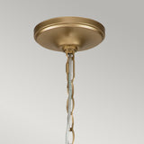 Kichler Capitol Hill 12lt Chandelier Brass