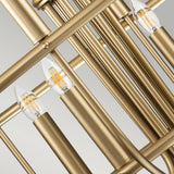 Kichler Capitol Hill 12lt Chandelier Brass
