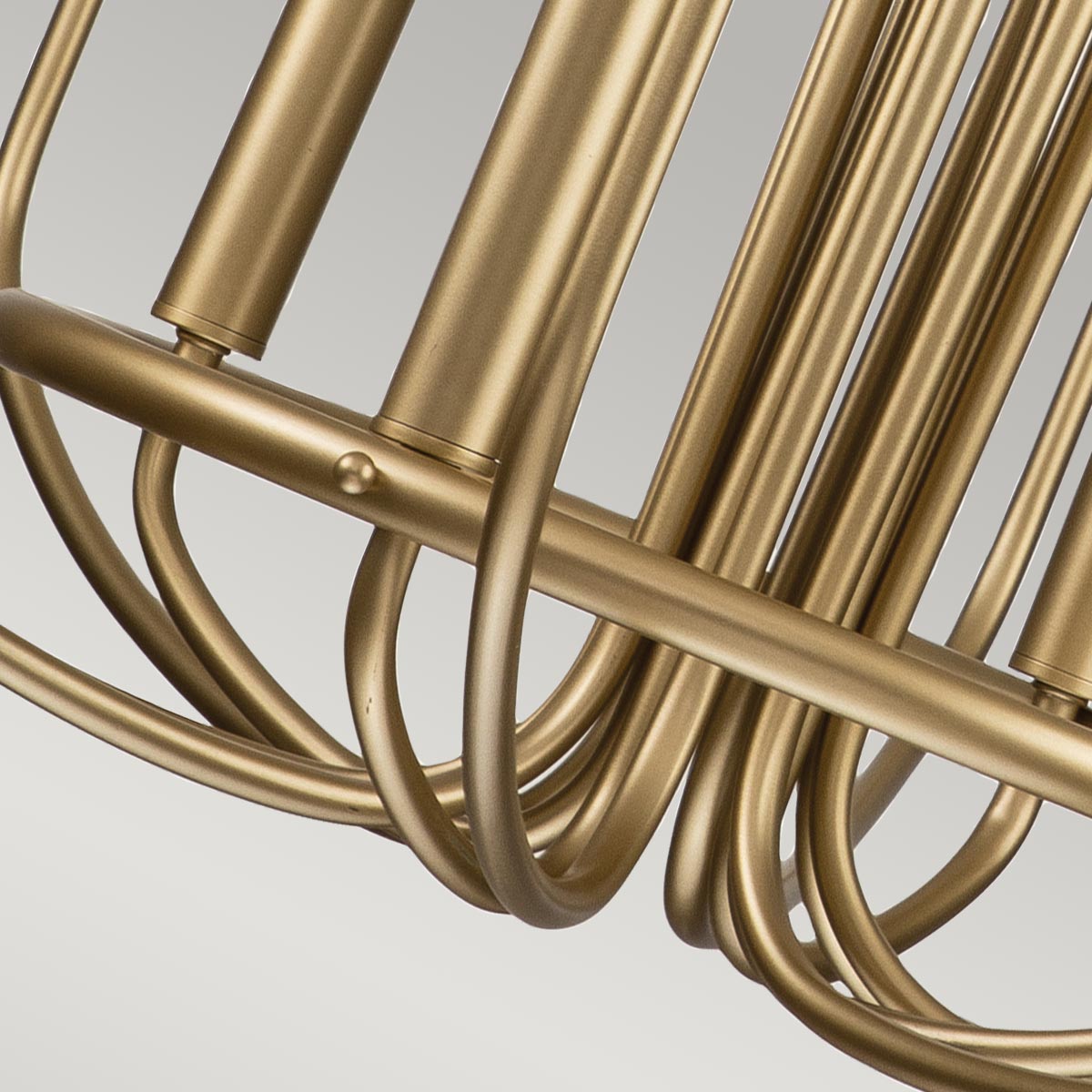 Kichler Capitol Hill 12lt Chandelier Brass