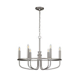 Kichler Capitol Hill 6lt Chandelier Silver