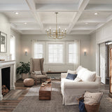 Kichler Capitol Hill 6lt Chandelier Brass