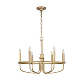Kichler Capitol Hill 6lt Chandelier Brass