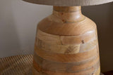 Nkuku Kayo Statement Table Lamp Mango Wood